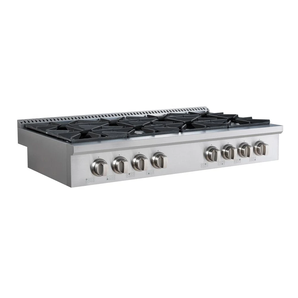 Quebec 48" Gas Rangetop Silver