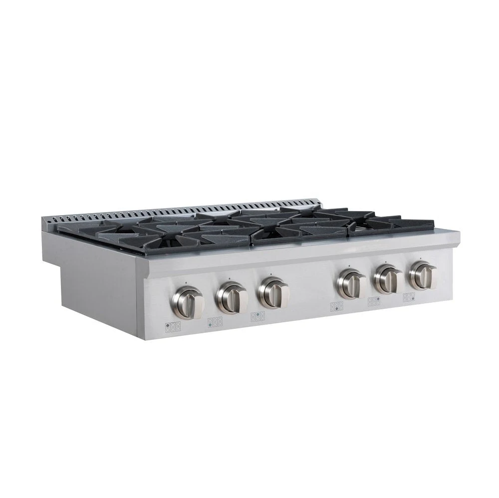 Quebec 36" Gas Rangetop Silver (clearance)